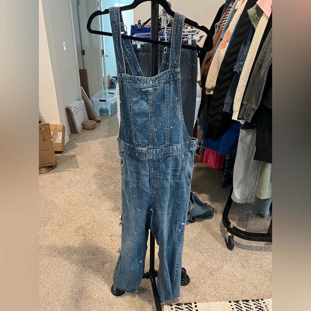 Free People Sutton Utility Overalls, SMALL - Picture 3 of 4